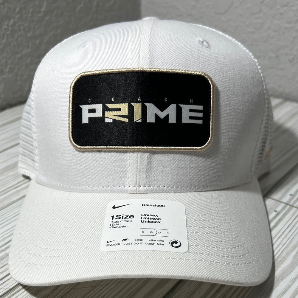 Nike Colorado Buffaloes Pro Prime‎ Flatbill Snapback trucker Hat cap White OS